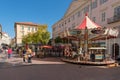 Street view of Menton, France